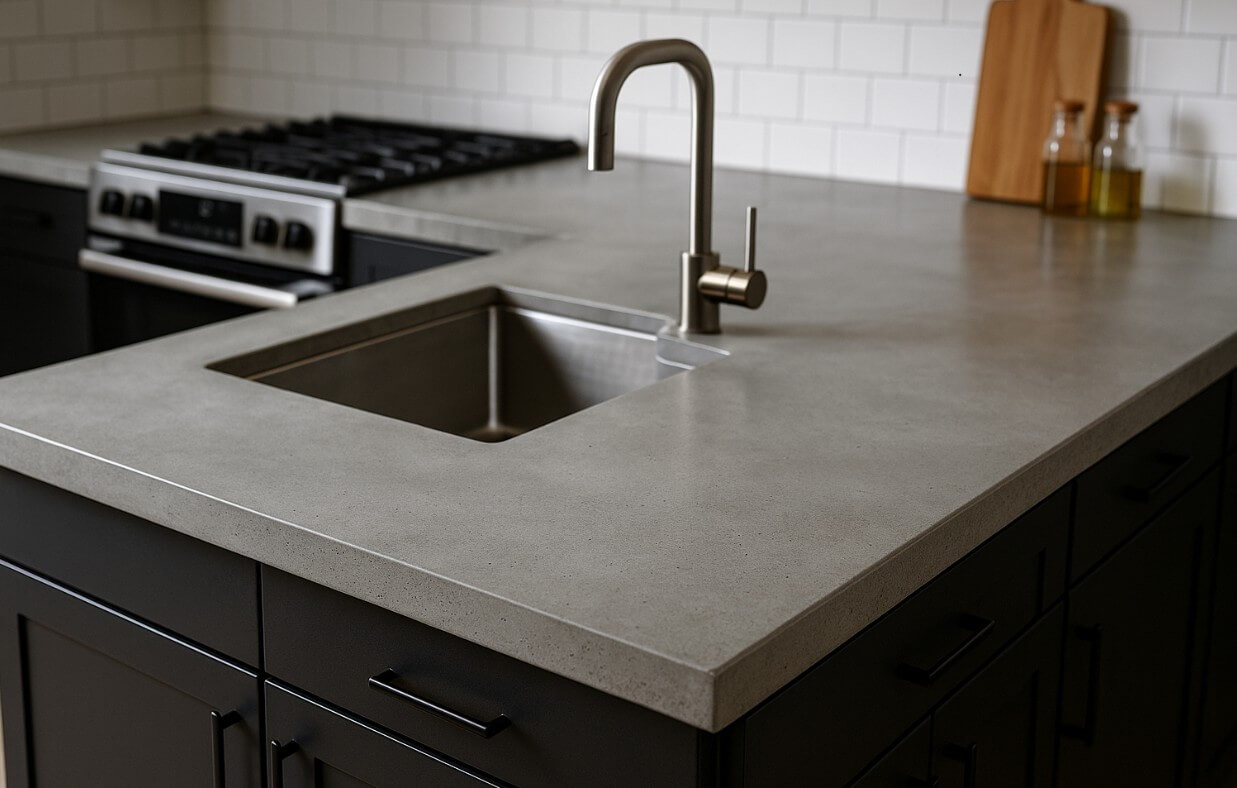 Betonowy blat zaimpregnowany