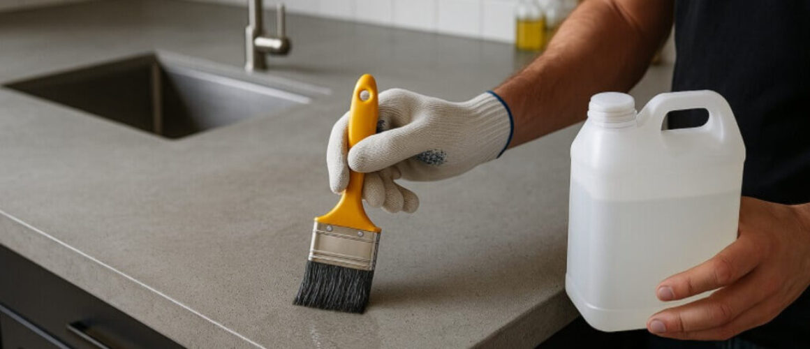 impregnacja blatu betonowego