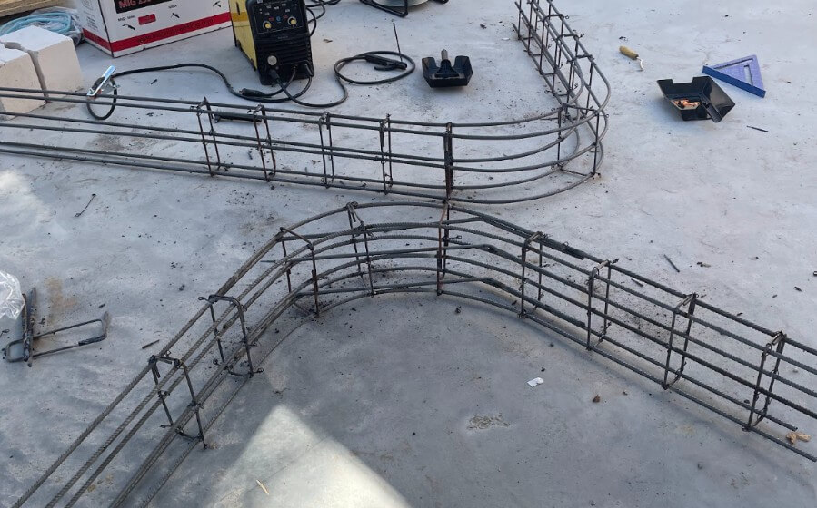 Przygotowanie zbrojenia do stopni architektonicznych Przygotowanie zbrojenia do stopni architektonicznych