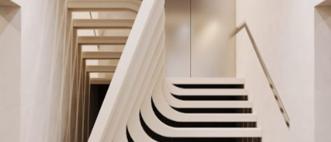 Schody architektoniczne z betonu