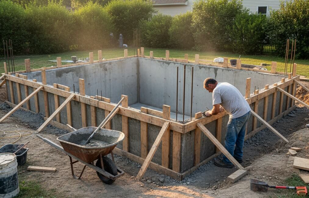 budowa konstrukcji betonowej z zastosowaniem odpowiedniego kruszywa - wpływ składu mieszanki na trwałość i szczelność płyty fundamentowej